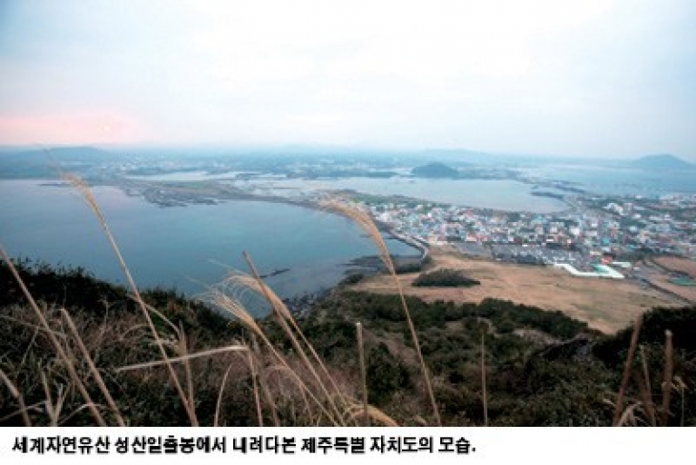 성층화산 단면